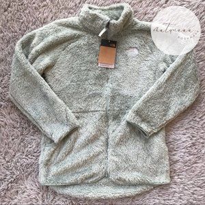 The North Face Girls Suave Oso Long Jacket in Jadeite Green